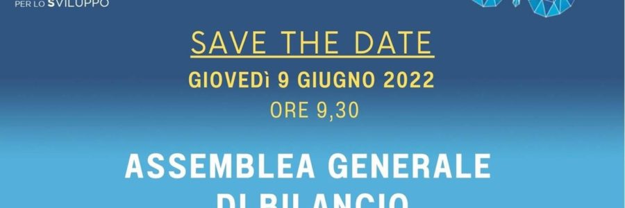 Save The Date: 9 giugno 2022, Assemblea di bilancio di CCFS