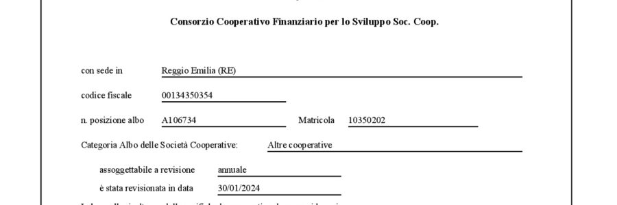 ATTESTAZIONE AVVENUTA REVISIONE BIENNIO 2023-24